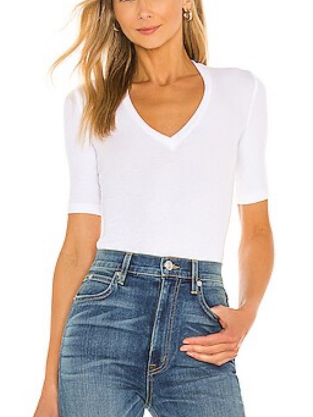 NWOT ALIX NYC Bedford Thong Bodysuit in White XS